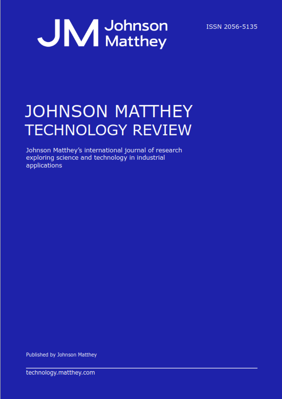 Johnson Matthey Technology Review Johnson Matthey Technology Review